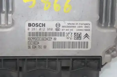 Second-hand car spare part ecu engine control for citroen c4 picasso i monospace (ud_) 1.6 hdi oem iam references 9663476180  