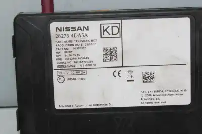 Peça sobressalente para automóvel em segunda mão módulo eletrônico por nissan leaf basis referências oem iam 282754da5a  