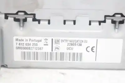 Second-hand car spare part audio system / radio cd for opel astra j (p10) 1.7 cdti (68) oem iam references 7612034255   Second-hand car spare part audio system / radio cd for opel astra j (p10) 1.7 cdti (68) oem iam references 7612034255