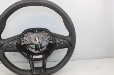 Second-hand car spare part steering wheel for renault clio v life 72 cv / 53 kw oem iam references 484004585r  