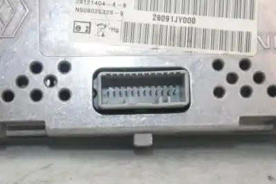 Peça sobressalente para automóvel em segunda mão display gps / multimídia por renault koleos 2.0 dci d fap referências oem iam 281214044b  