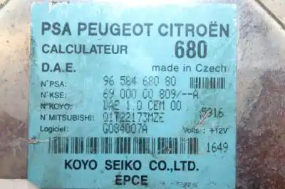 Pezzo di ricambio per auto di seconda mano modulo elettronico per citroen c2 1.4 hdi riferimenti oem iam 9658468080  