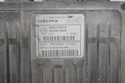 Автозапчастина б/у ебу контролер двигуна для renault megane ii familiar expression confort 103 cv / 76 kw посилання на oem iam 8200334419  