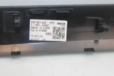 Автозапчастина б/у ліва задня внутрішня ручка для volkswagen passat variant (cb5) executive 150 cv / 110 kw посилання на oem iam 3g0867449  