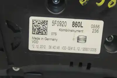 Peça sobressalente para automóvel em segunda mão quadrante por seat leon (5f1) 1.6 tdi referências oem iam 5f0920860l  