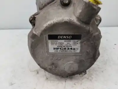 Pezzo di ricambio per auto di seconda mano compressore aria condizionata per toyota prius (nhw30) plug-in hybrid advance riferimenti oem iam 0422000212