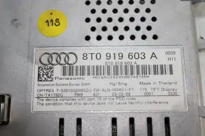Автозапчасти б/у многофункциональный дисплей за audi a4 avant (8k5) (2008) básico ссылки oem iam 8t0919603a