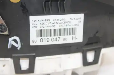 Peça sobressalente para automóvel em segunda mão quadrante por peugeot 208 allure referências oem iam 9801904780  