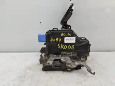 Автозапчастина б/у ЗАМОК ПЕРЕДНІХ ДВЕРЕЙ ЛІВИЙ для SKODA ROOMSTER (5J7)  Посилання на OEM IAM 3B1837015AR  