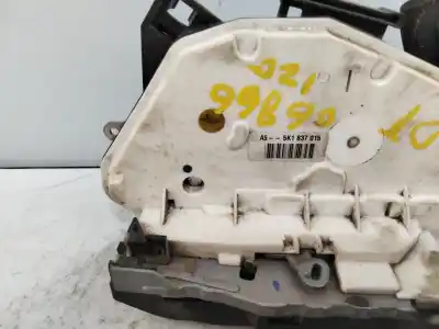 Peça sobressalente para automóvel em segunda mão fechadura da porta dianteira esquerda por volkswagen golf vi (5k1) 2.0 tdi referências oem iam 5k1837015