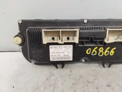 Peça sobressalente para automóvel em segunda mão comando de sofagem (chauffage / ar condicionado)  por volkswagen golf vi (5k1) 2.0 tdi referências oem iam 5k0907044aj