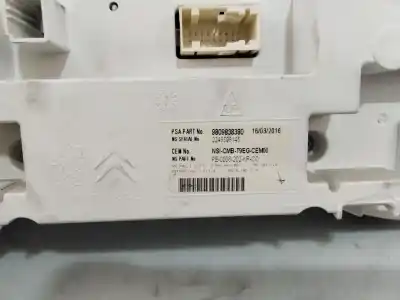 Second-hand car spare part dashboard for peugeot 308 sw ii (lc_, lj_, lr_, lx_, l4_) 1.6 bluehdi 120 oem iam references 9809838380  