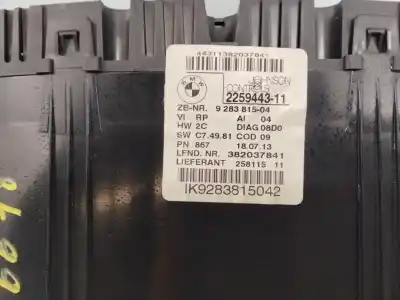 Peça sobressalente para automóvel em segunda mão quadrante por bmw x1 (e84) sdrive 20 d referências oem iam 225944311  