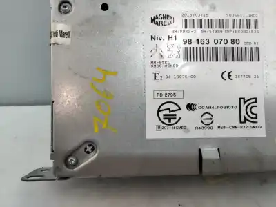 Pezzo di ricambio per auto di seconda mano impianto audio / radio cd per peugeot 308 sw ii (lc_, lj_, lr_, lx_, l4_) 1.6 bluehdi 120 riferimenti oem iam 9816307080  