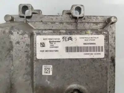 Second-hand car spare part ecu engine control for citroen c-elysée seduction oem iam references 9829598880  
