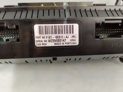 Peça sobressalente para automóvel em segunda mão comando de sofagem (chauffage / ar condicionado)  por ford focus lim. (cb8) trend referências oem iam f1et18c612aj  