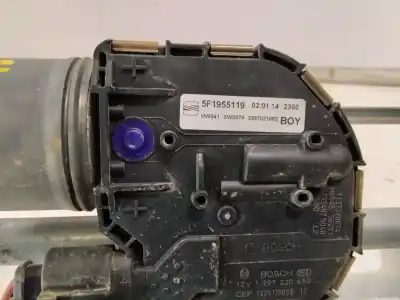 Автозапчасти б/у мотор переднего стеклоочистителя за seat leon st (5f8) 1.6 tdi ссылки oem iam 5f1955119  