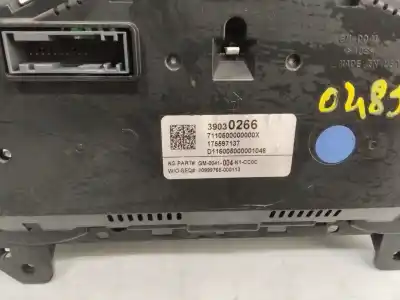 Peça sobressalente para automóvel em segunda mão quadrante por opel astra k (b16) 1.6 cdti (68) referências oem iam 39030266  