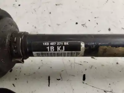 Автозапчасти б/у передняя левая трансмиссия за seat leon (5f1) reference ссылки oem iam 1k0407271bk  