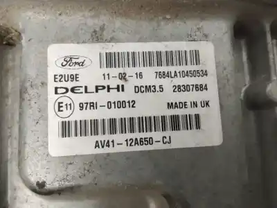 Second-hand car spare part ecu engine control for ford kuga (cbv) trend oem iam references 7684la10450534  