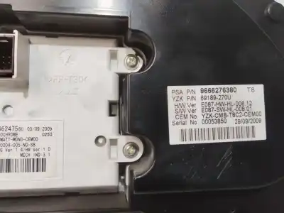 Peça sobressalente para automóvel em segunda mão quadrante por peugeot 5008 premium referências oem iam 9666276380  