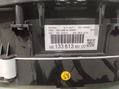 Second-hand car spare part dashboard for citroen c3 c-series 81 cv / 60 kw oem iam references 981336138000  