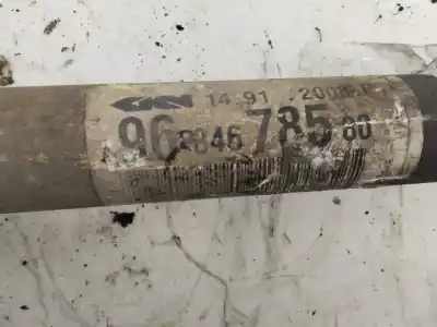 Автозапчастина б/у передня права трансмісія для citroen c3 (f desde 11/2001) 1.4 hdi /66kw посилання на oem iam 9684678580