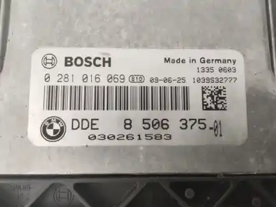 Peça sobressalente para automóvel em segunda mão centralina de motor uce por bmw serie 1 coupe (e82) 118d referências oem iam 850637501  