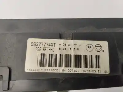 Pezzo di ricambio per auto di seconda mano controllo climatico per citroen c2 cool riferimenti oem iam 96377774xt