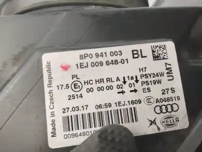 Pezzo di ricambio per auto di seconda mano faro anteriore sinistro per audi a3 (8p) 1.9 tdi ambiente riferimenti oem iam 8p0941003  
