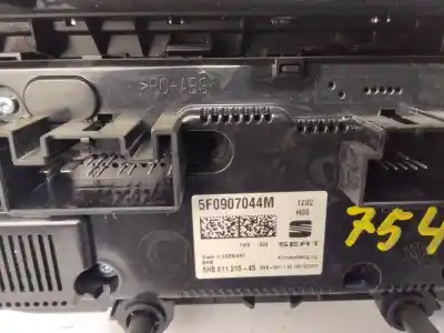 Автозапчасти б/у климат-контроль за seat leon st (5f8) 2.0 tdi ссылки oem iam 5f0907044m  