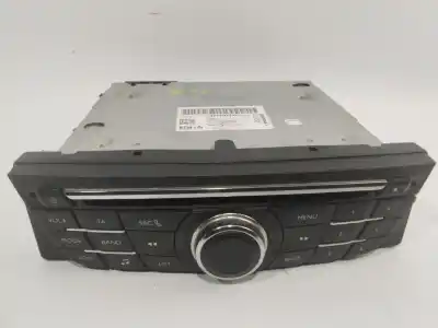 Second-hand car spare part audio system / radio cd for citroen c-elysée exclusive oem iam references 98075810  