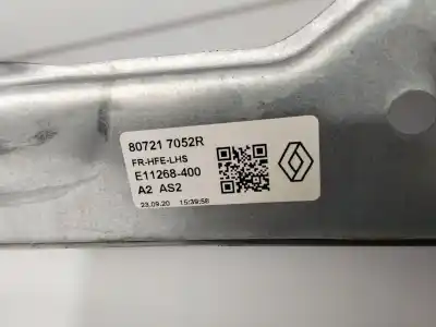 Second-hand car spare part driver left window regulator for renault kadjar zen 116 cv / 85 kw oem iam references 807217052r  