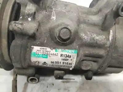 Peça sobressalente para automóvel em segunda mão compressor de ar condicionado a/a a/c por citroen c2 audace referências oem iam 9655191680  