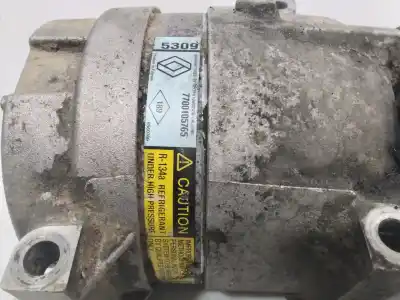 Pezzo di ricambio per auto di seconda mano compressore aria condizionata per renault scenic (ja..) 1.9 dci authentique riferimenti oem iam 7700105765  