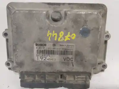 Second-hand car spare part ecu engine control for fiat stilo (192) 1.9 multijet 150 dynamic oem iam references 55187571  