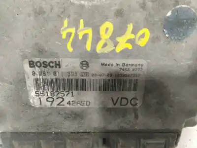 Peça sobressalente para automóvel em segunda mão centralina de motor uce por fiat stilo (192) 1.9 multijet 150 dynamic referências oem iam 55187571