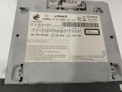 Peça sobressalente para automóvel em segunda mão sistema de áudio / rádio cd por renault latitude expression referências oem iam 7640073591  