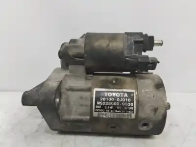 Second-hand car spare part starter motor for toyota yaris (ncp1/nlp1/scp1) 1.0 linea sol oem iam references 281000j010  