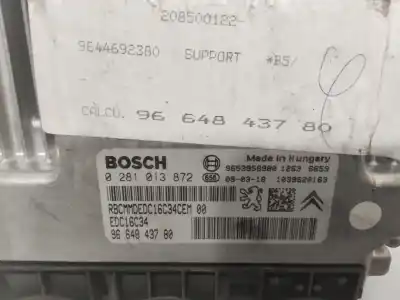 Автозапчасти б/у блок управления двигателем за CITROEN C4 BERLINA Collection ссылки OEM IAM 9664843780  