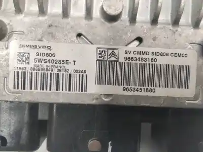 Second-hand car spare part ecu engine control for citroen c2 audace oem iam references 9663483180  