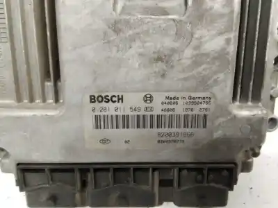 Second-hand car spare part ecu engine control for renault scenic ii grand luxe dynamique 120 cv / 88 kw oem iam references 8200391966