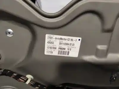 Second-hand car spare part PASSENGER SIDE RIGHT WINDOW REGULATOR for SKODA OCTAVIA BERLINA (1Z3)  OEM IAM references 1Z1837656  