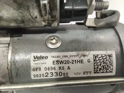 Second-hand car spare part starter motor for ds 7 bastille 130 cv / 96 kw oem iam references 9825233080