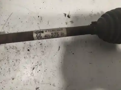 Peça sobressalente para automóvel em segunda mão transmissão dianteira esquerda por citroen c3 1.4 16v sensodrive x-tr referências oem iam 9640127580