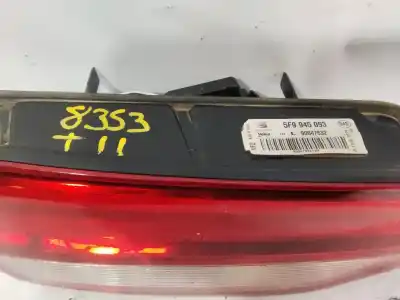 Second-hand car spare part interior left tailgate light for seat leon (5f1) i-tech oem iam references 5f9945093   Second-hand car spare part interior left tailgate light for seat leon (5f1) i-tech oem iam references 5f9945093