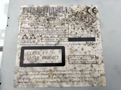 Second-hand car spare part Multifunction Display for TOYOTA AURIS Hybrid Active OEM IAM references 8614002360  