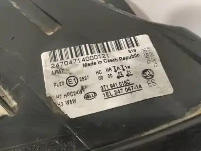 Автозапчасти б/у правая фара за skoda superb combi (3t5) ambition ссылки oem iam 3t1941018c  