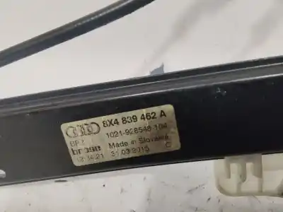 Second-hand car spare part rear right window regulator for audi a1 (8xk) attraction 116 cv / 85 kw oem iam references 8x4839462a  
