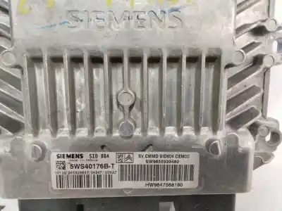 Second-hand car spare part ecu engine control for citroen c3 exclusive oem iam references 9647568180  